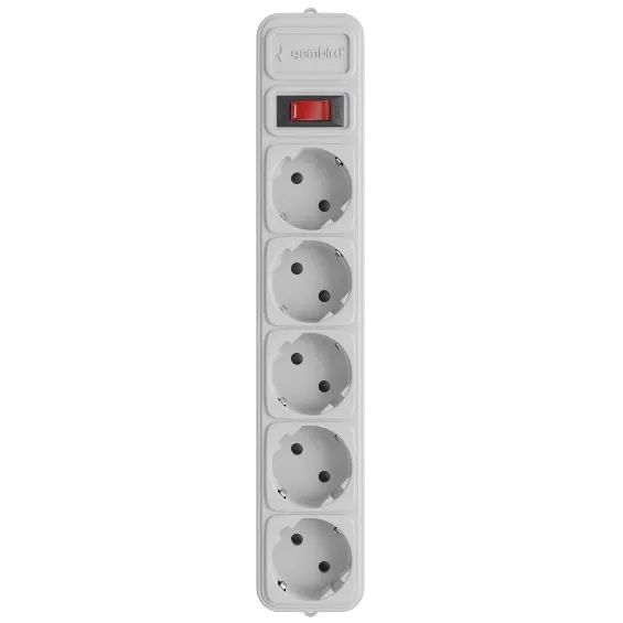 Gembird SPG5-G-10G Мережевий фільтр 3 м кабель 5 розеток