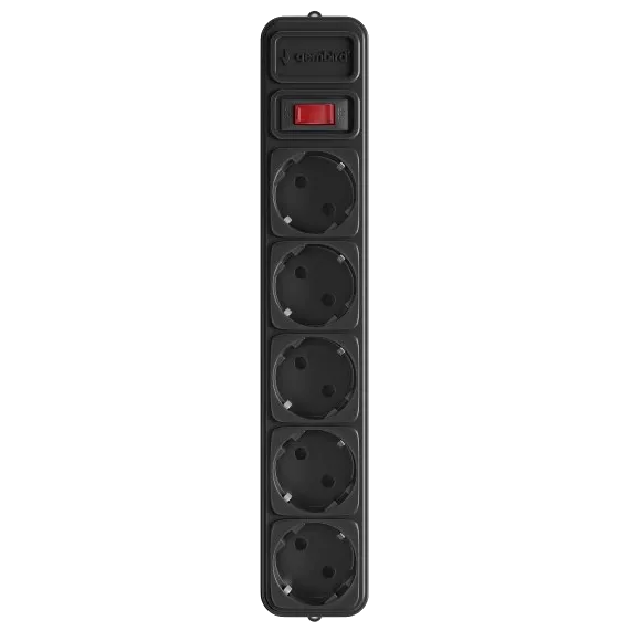 Gembird SPG5-G-15B Мережевий фільтр 4.5 м кабель 5 розеток