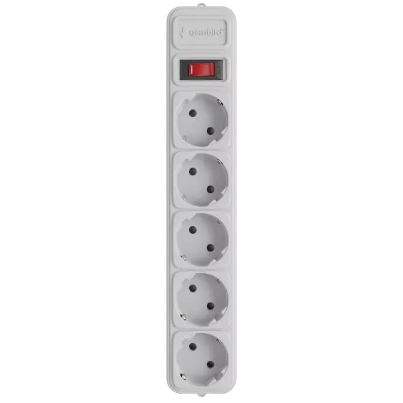 Gembird SPG5-G-6G Мережевий фільтр 1.8 м кабель 5 розеток