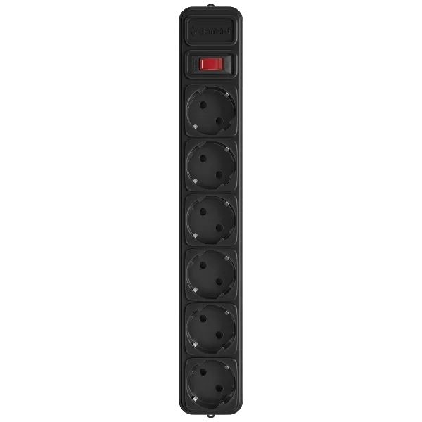 Gembird SPG6-G-6B Мережевий фільтр 1,8 м кабель 6 розеток