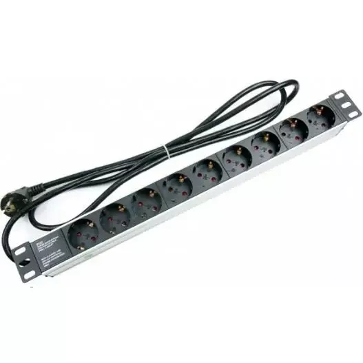 SPP9 Hypernet Блок 9 розеток 19 '' алюмінієвий корпус 1.8m 220В