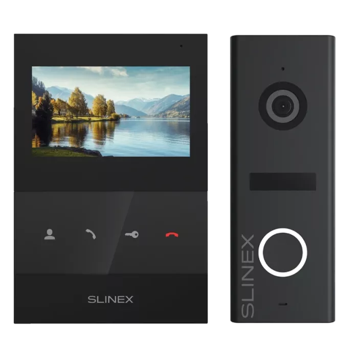 Slinex SQ-04 Black + ML-17HR Graphite Комплект відеодомофону