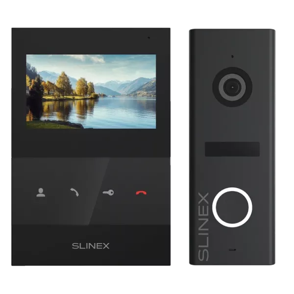 Slinex SQ-04 Black + ML-17HR Graphite Комплект відеодомофону