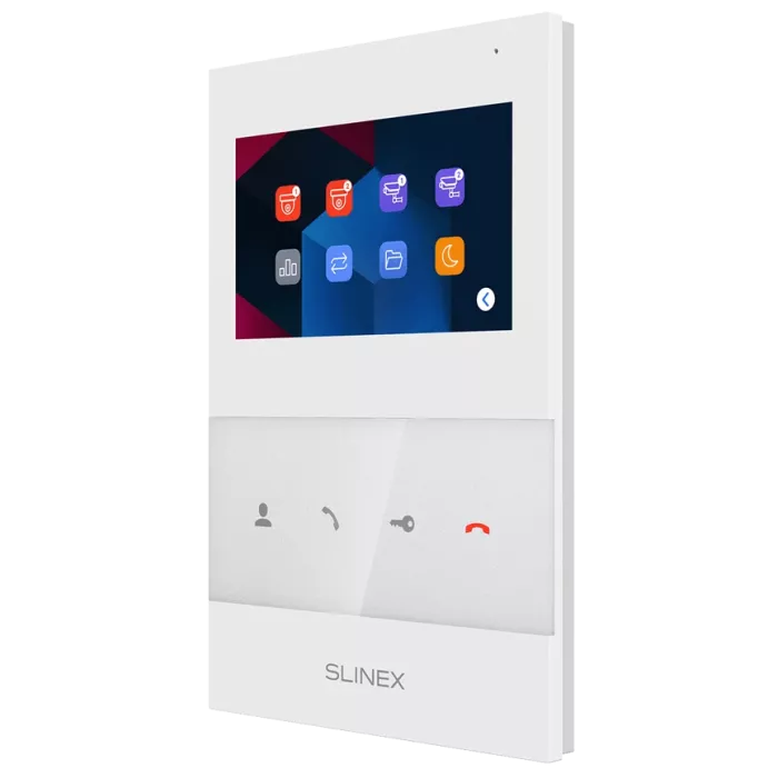 Slinex SQ-04 White + ML-16HR (черный) Комплект відеодомофону