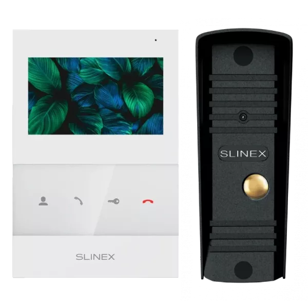 Slinex SQ-04 White + ML-16HR (чорний) Комплект відеодомофону