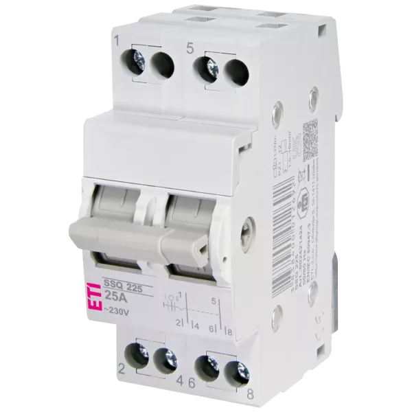 ЕТІ SSQ 225 "1-0-2" 2p 25A Перемикач навантаження