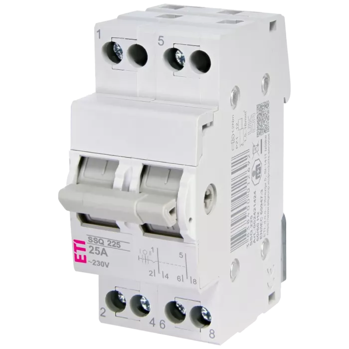 ЕТІ SSQ 225 "1-0-2" 2p 25A Переключатель нагрузки