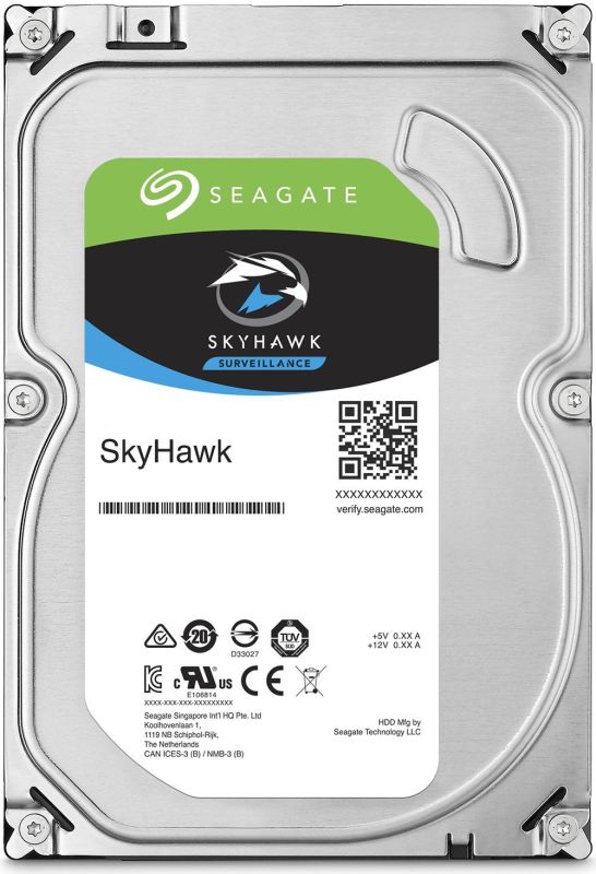 Seagate 3.5" SATA 3.0 2TB 5900 256MB SkyHawk ST2000VX015 Жорсткий диск