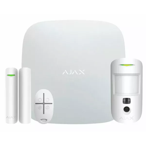 Ajax StarterKit Cam HDR white Комплект охоронної сигналізації