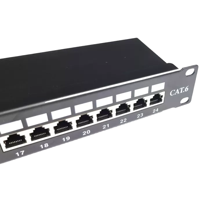 24 порта 1U 19" модульная (без модулей) STP патч-панель EServer