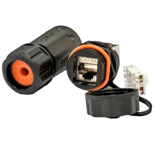 STP, кат. 6А, IP68, LW Водонепроникний промисловий роз'єм