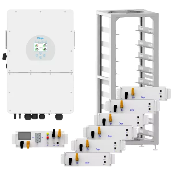 Deye SUN-15K-SG01HP3-EU-AM2 15кВт 30кВт*год Система безперебійного живлення трифазна
