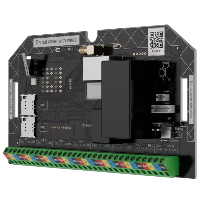 Ajax Superior Hub Hybrid (4G) (without casing) Охоронна централь