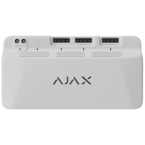 Блок живлення для роботи лінії Fibra Ajax Superior LineSupply (45W) ASP white Fibra