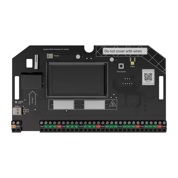 Бездротовий модуль для інтеграції до 18 сторонніх пристроїв у систему Ajax Ajax Superior MultiTransmitter G3 Jeweller (without casing)