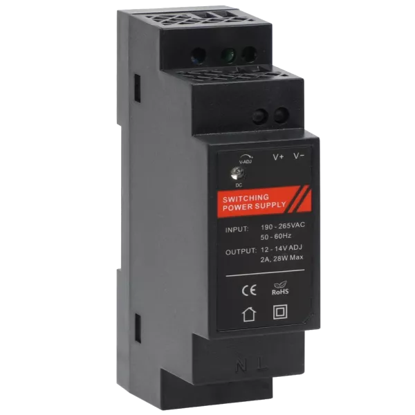 DR12024-01 12V/2A Блок питания на DIN рейке