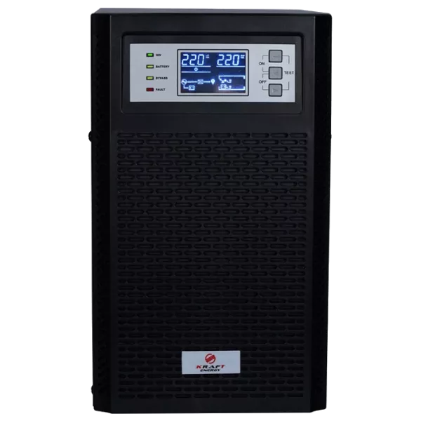 Kraft KRF-T3000VA/2400W(LCD) Pro Online Джерело безперебійного живлення