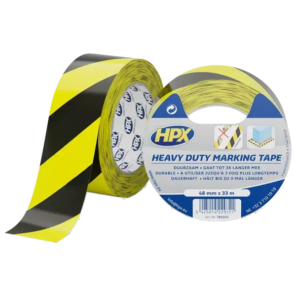 HPX TB5033 HEAVY DUTY 48мм х 33м Стрічка для розмітки