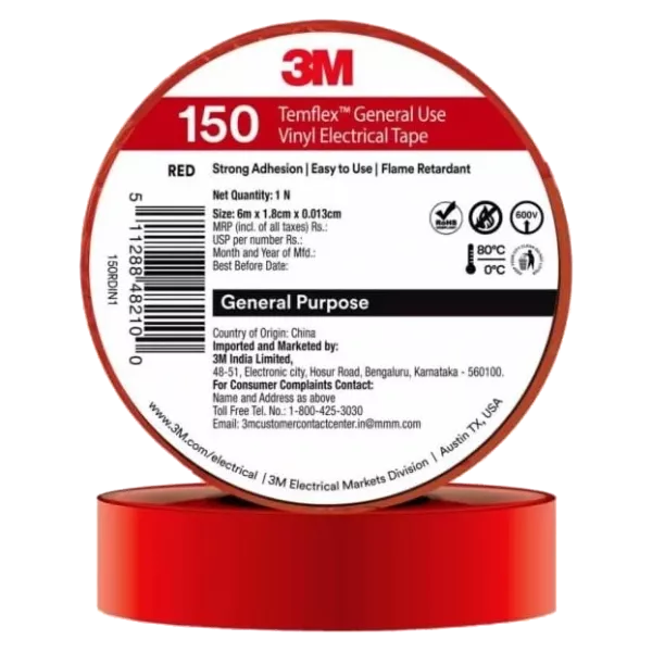 3М Temflex 150 Ізострічка червона