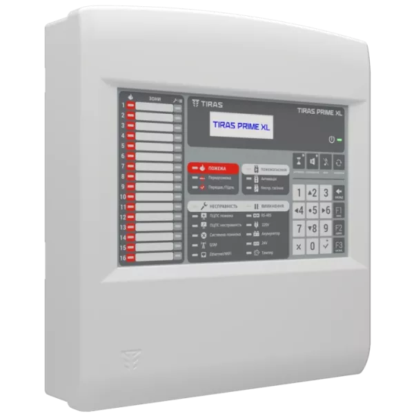 "Tiras PRIME XL" Прилад приймально-контрольний пожежний