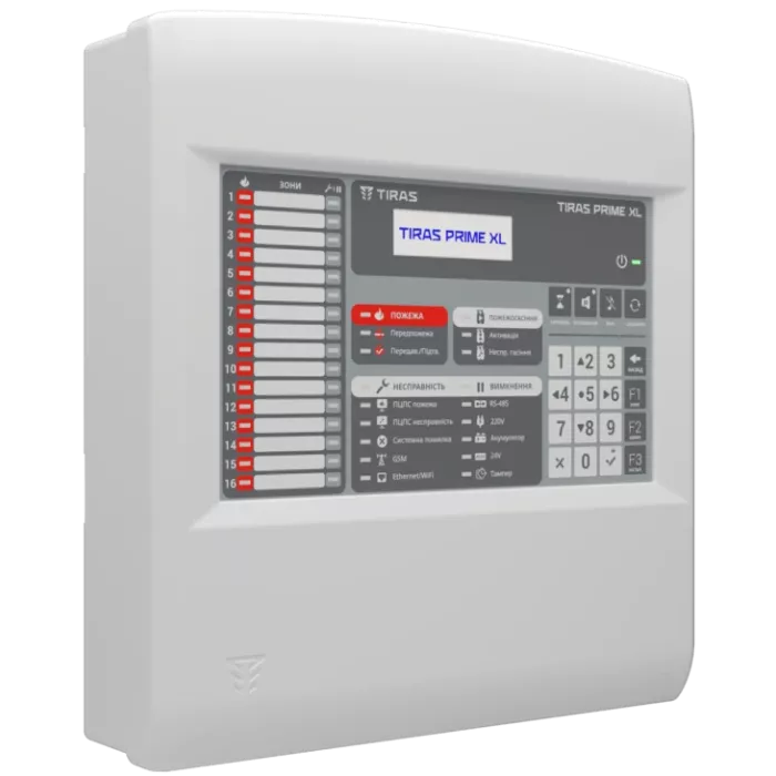 "Tiras PRIME XL" Прилад приймально-контрольний пожежний
