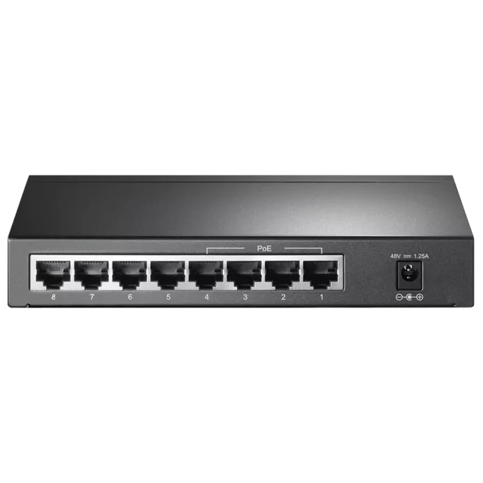 TP-LINK TL-SG1008P 8xGE (4xPoE) 65.2Вт Комутатор 8 портів некерований
