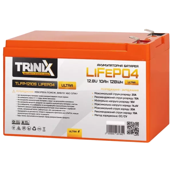 TRINIX TLFP-1210S Ultra 10А*г 12В Літієва акумуляторна батарея