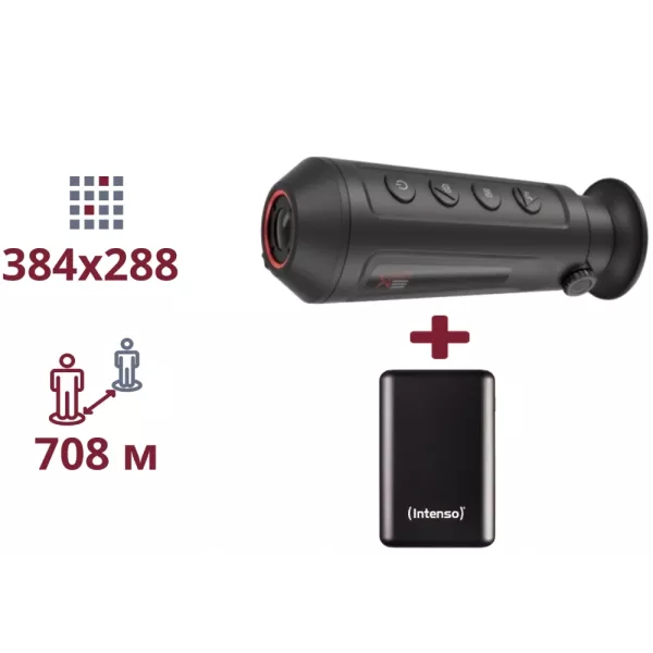 AGM Taipan TM15-384 + INTENSO Powerbank 2 000 мА*г ТЕПЛОВІЗІЙНИЙ МОНОКУЛЯР ТА ПОВЕРБАНК