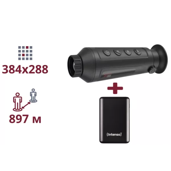 AGM Taipan TM19-384 + INTENSO Powerbank 2 000 мА*г ТЕПЛОВІЗІЙНИЙ МОНОКУЛЯР ТА ПОВЕРБАНК