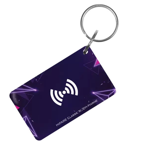 Proxymity-key EM+MF epoxy Ключ 30x50 мм фіолетовий