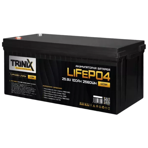 Trinix TLFP-24100 Ultra 25.6В 100А*год 100А Літієва акумуляторна батарея