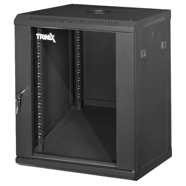 Trinix TRX-12U/600x450x637 Black Комутаційна шафа