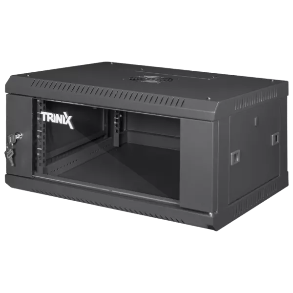 Trinix TRX-6U/600x450x370 Black Комутаційна шафа