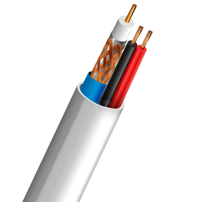Trinix SL-59+2*0.5 CU 0.8мм Кабель комбінований коаксіальний ОS-структура 305м