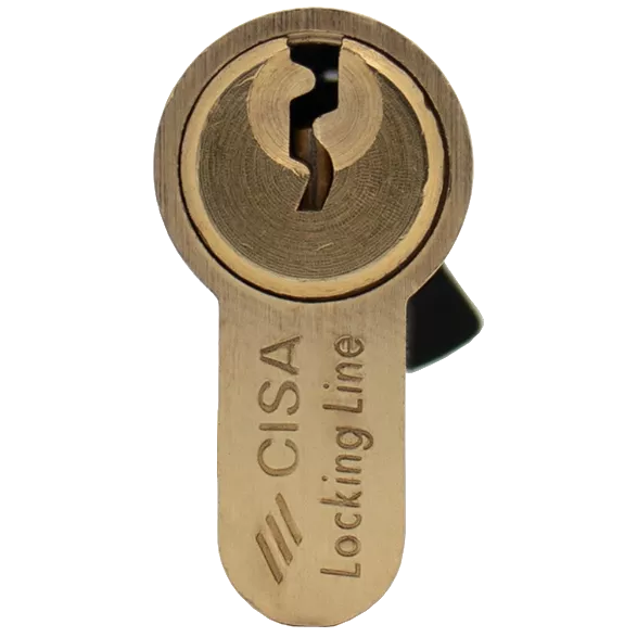 CISA LL 08010 90 (45*45) Циліндр латунь матова