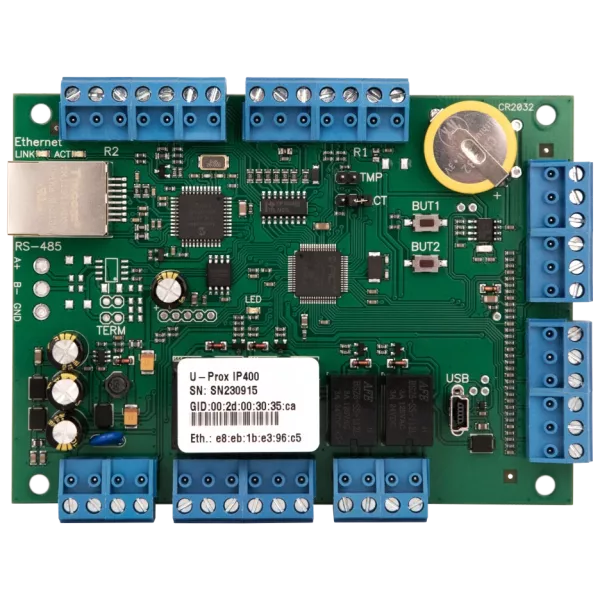 U-Prox IP400 OSDP Контроллер для двух дверей