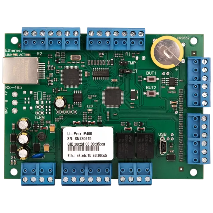 U-Prox IP400 IP OSDP Контролер для двох дверей