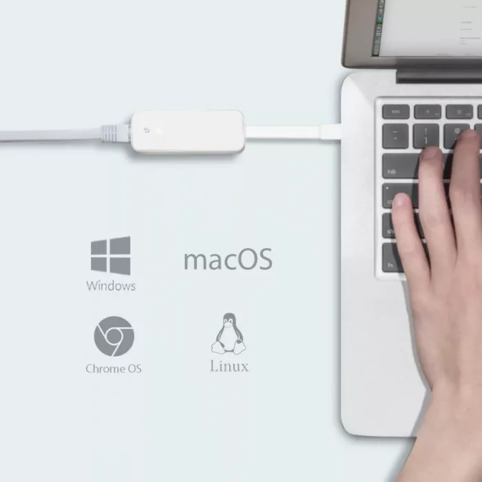 TP-link UE300C USB Type-C RJ45 Мережевий адаптер