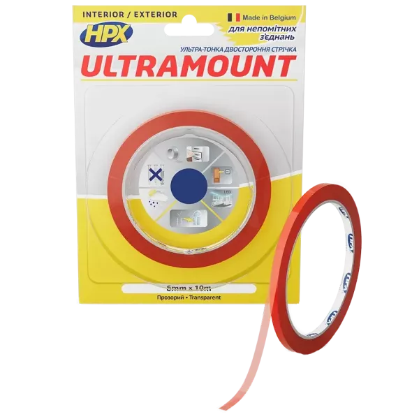 HPX UM0610 ULTRA MOUNT 6мм х 10м Стрічка двохстороння