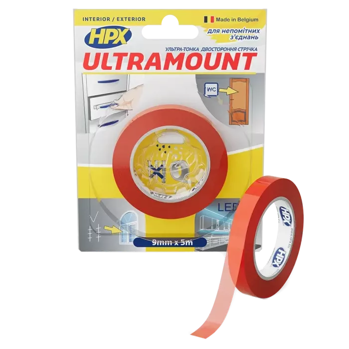 HPX UM0905 ULTRA MOUNT 9мм х 5м Лента двухсторонняя