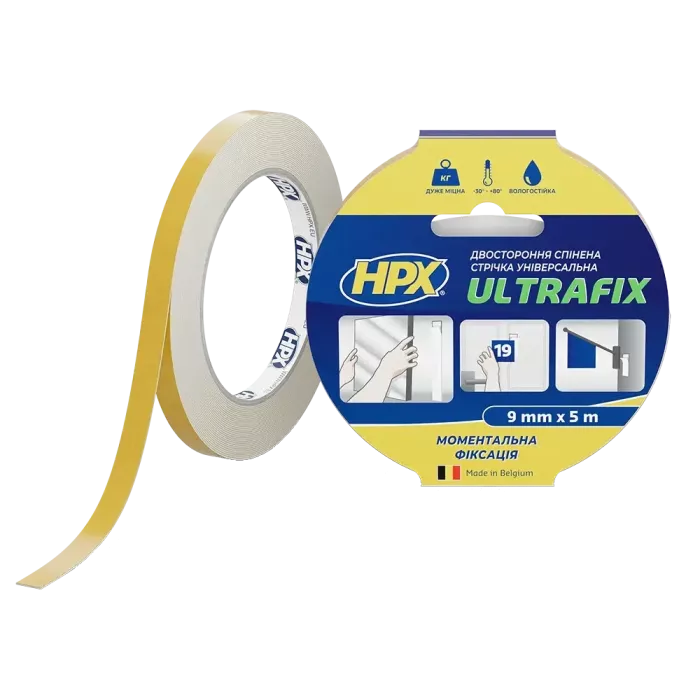 HPX DSU0905 ULTRAFIX 9мм х 5м Лента двухсторонняя