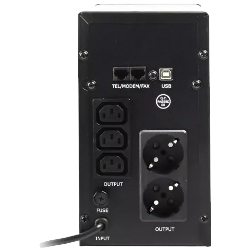 EnerGenie EG-UPS-035 2000ВA аппроксимированная синусоида Джерело безперебійного живлення