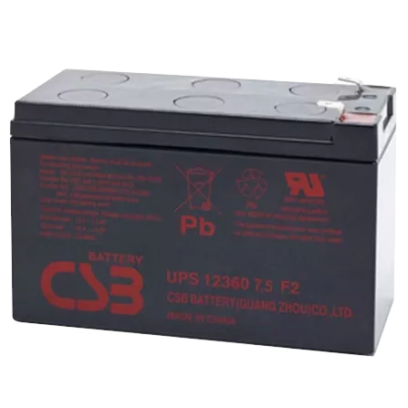 CSB UPS12360 12V7.5Ah Акумуляторна батарея