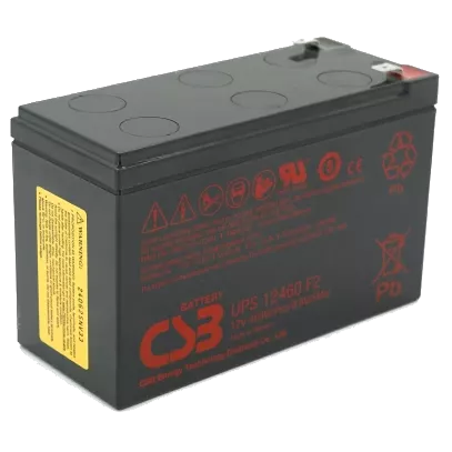 CSB UPS12460F2 9А•ч 12В Свинцево-кислотна акумуляторна батарея