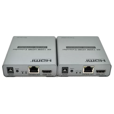 HDMI по UTP кабелю з управлінням до 120м Одноканальний активний подовжувач
