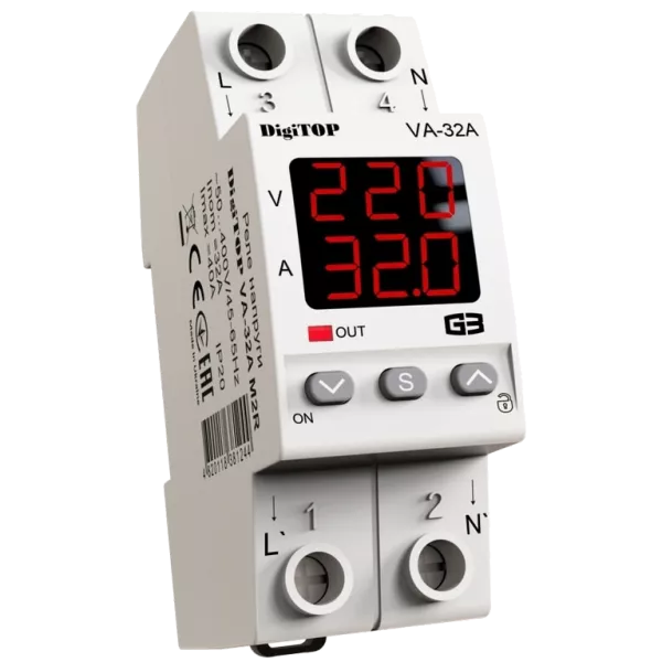DigiTop VА-32A M2R Реле напруги