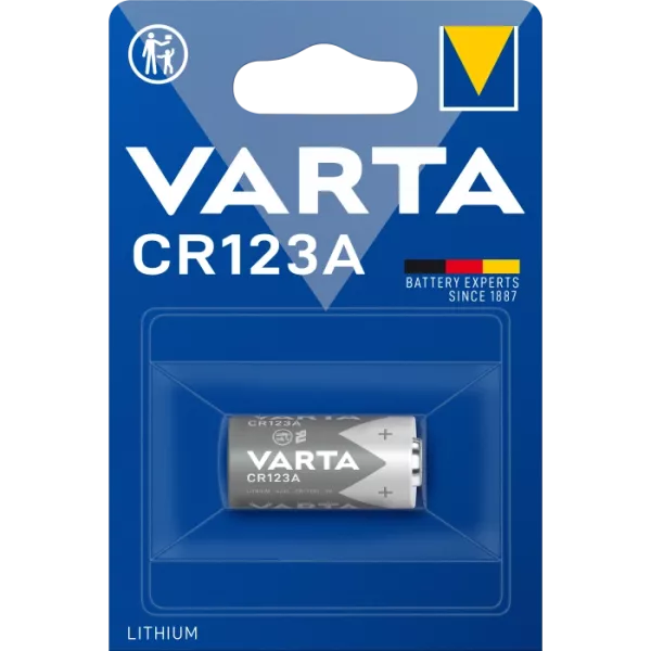 CR123A VARTA BLI 1 LITHIUM Батарейка