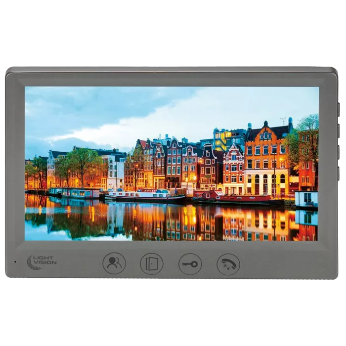 Light Vision AMSTERDAM FHD GRAY Відеодомофон