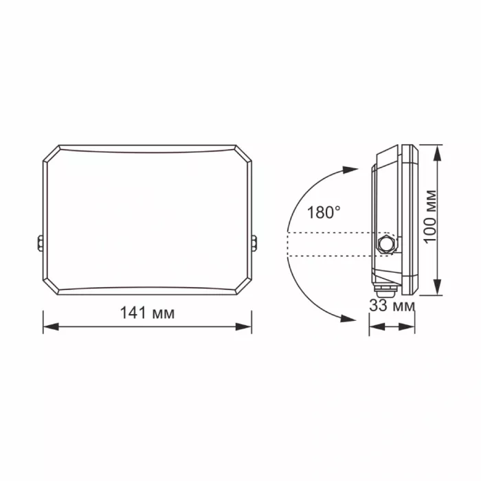 VIDEX F3 30W 5000K 220V LED прожектор