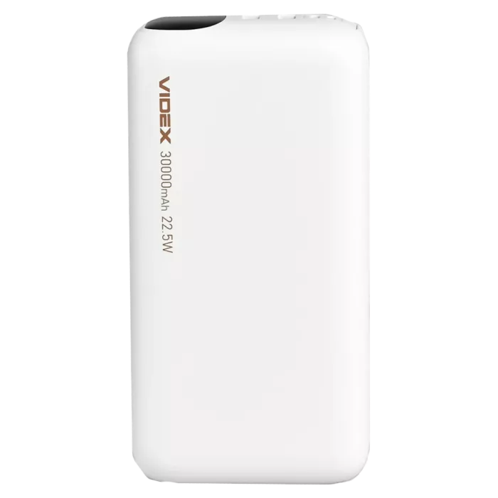 VIDEX VPB-297 22.5W White 30000mAh Повербанк